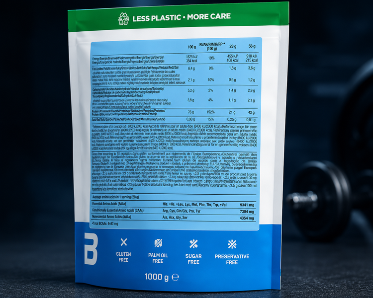 Склад та харчова цінність Протеїн BioTech 100% Pure Whey (1000 гр), Pure