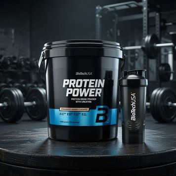 Протеїн BioTech Protein Power (4000 гр), Strawberry Banana