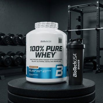 Протеїн BioTech 100% Pure Whey (2270 гр), Hazelnut