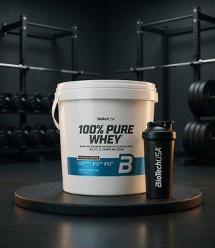 Протеїн BioTech 100% Pure Whey (4000 гр), Hazelnut