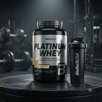 Протеїн Platinum Whey 1000г, Salted Caramel