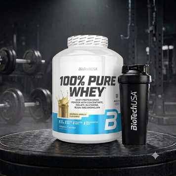 Протеїн BioTech 100% Pure Whey (2000 г) Bourbon Vanila